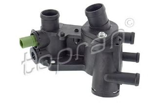 TERMOSTAT YUVASI FLANSI BORA GOLF IV LEON TOLEDO 1.4 1.6 16V 00-05 YESIL MUSURLU resmi
