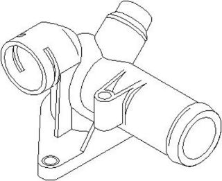 TERMOSTAT YUVASI FLANSI AUDI A4 1.8 94-01 1.8T 00-04 resmi