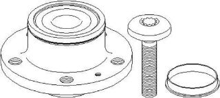 ARKA PORYA RULMANI-32mm (VW GOLF 04-14  PASSAT 06-15  AUDI A3 04-13  SEAT LEON  06-13  SKODA OCTAVIA 04-13) resmi