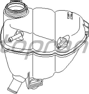 GENLEŞME KAVANOZU RADYATÖR EK SU DEPOSU OPEL VECTRA B 1.6İ 16V-1.7TD-1.8İ 16V-2.0İ 16V-2.6İ V6 resmi