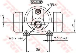 TEKERLEK SİLİNDİRİ SOL SAĞ NİSSAN PRIMERA P11 PRIM ERA HATCHBACK P11 20002002 resmi