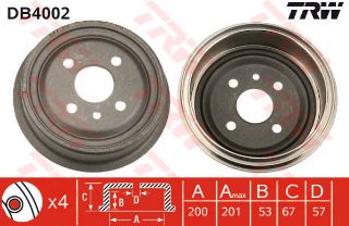 KAMPANA ARKA 93-01 ASTRA F VECTRA A 93-01 resmi