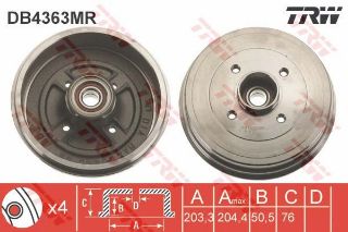MANYETİK SENSÖR HALKALI FREN KAMPANASI ARKA 2007-2 014 RENAULT: CLİO III BR0/1, CR0/1, CLİO III BOX SB, SR, MODUS / GRAND MODUS F/JP0 resmi
