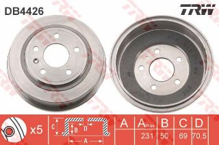 FREN KAMPANASI ARKA 2005-2005 OPEL: ZAFİRA A MPV T 98 VAUXHALL: ZAFİRA MK I A T98 resmi