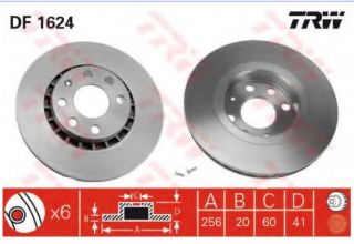 ÖN  FREN DİSKI HAVALI ASTRA F 1,8I CORSA B 1,6 GSI 16V 1,6I VECTRA A 1,7D 1,7 TD 1,8 1,8I resmi