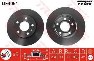 FREN DİSKİ ARKA Z16XEP Z16XER X20XEV ASTRA G ASTRA H ZAFİRA B MERİVA B 98- resmi