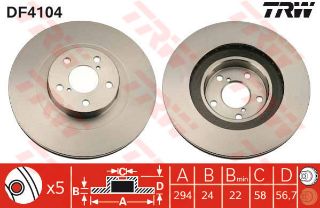 ÖN FREN AYNASI SUBARU FORESTER 01- 08 13 IMPREZA 20-12 LEGACY OUTBACK 294X5DL resmi