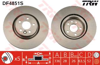X ÖN FREN AYNASI VOLVO S60 10 13 S80 II 08 13 V60 13 V70 08 XC70 07 13 336X5 DL resmi