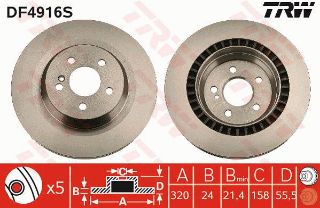 FREN DİSKİ ARKA MERCEDES W221 06>13 resmi