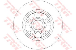 FREN DİSKİ ARKA MEGANE III 08> FLUENCE 08> RULMANSIZ DÜZ 260MM resmi