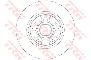 FREN DİSKİ ARKA MEGANE III 08> FLUENCE 08> RULMANSIZ DÜZ 260MM resmi