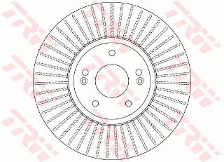 FREN DİSKİ ÖN SANTAFE  06> HAVALI 321MM resmi