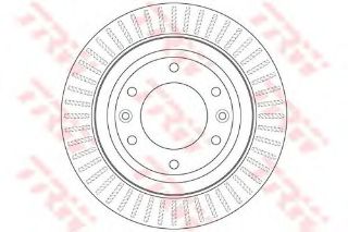 FREN DİSKI ARKA (6D 324MM) HİUNDAI H1 08- resmi