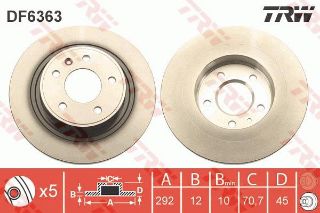 FREN DİSKİ ARKA 2011-2019 CHEVROLET: CRUZE J300, C RUZE HATCHBACK J305, CRUZE STATİON WAGON J308, ORLANDO J309, VOLT OPEL: AMPERA R12, ASTRA J P10, ASTRA J GTC, ASTRA J SALOON, ASTRA J SPORTS TOURER P10, CASCADA W13, ZAFİRA TOURER C P12 VAUXHALL: AMPE resmi