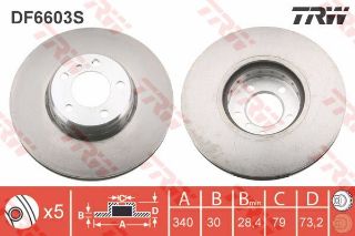ÖN FREN DİSKİ 1 F20-F21 2 F23-F22-F87 3 F30-F80-F34 4 F33-F83-F32-F82 resmi