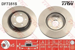 ÖN  FREN DİSKI AYNASI MERCEDES X204 08>15 C219 04>10 W211 02>08 S211 03>09 resmi