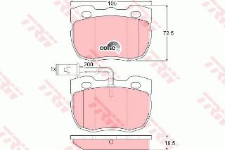 FREN BALATASI ÖN FISLI WVA 21897 LAND ROVER DISCOVERY DEFENDER RANGER 90 SERIES 90=>   #### resmi