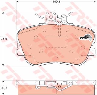 ÖN BALATA MERCEDES W202 C KLASSE 180- 200- 220- 230- 240- 280 93-00 resmi