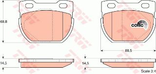 FREN BALATASI ARKA WVA 23421 LAND ROVER DEFENDER 110 SERIES 96 ->   #### resmi