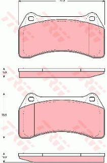 ÖN BALATA XJX 350 03-09 resmi