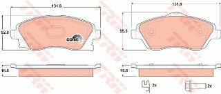 ÖN BALATA COMBO C-CORSA C 1.3-1.7 CDTI 01 MERİVA 03 TIGRA 04 resmi