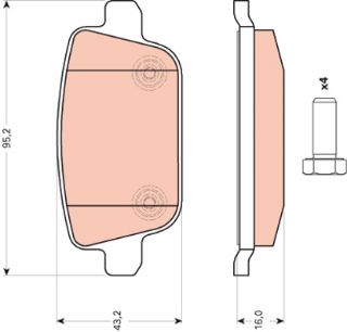 FREN BALATASI ARKA S-MAX 06> MONDEO IV 07> KUGA 08> GALAXY III 06> / S80 II 06> V70 06> XC70 06> / FREELANDER II 07> resmi