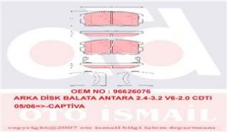 FREN BALATASI ARKA Z20S CAPTİVA ANTARA 07- resmi