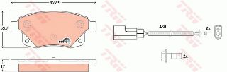 FREN BALATASI ARKA FİŞLİ TRANSİT V347 06> resmi