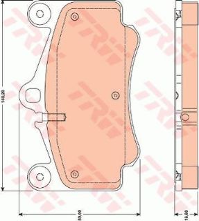 ÖN BALATA PORSCHE 911 03-05 resmi