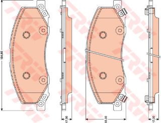 ÖN BALATA INSIGNIA 2.0T-2.8 V6 T-2.0 CDTI 08 13 SAAB 9.5 10 18 JANT resmi