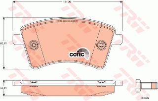 ÖN BALATA KNG III 1.6 16V-1.5 DCI 02/08 MERCEDES CITAN 12 resmi