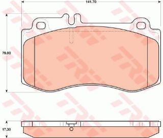 FREN BALATASI ÖN X218 14>17 C218 14>17 W212 13>15 S212 13>16 resmi