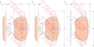 ÖN BALATA SCENİC 2.0 1.9DCİ 03 1.5DCİ 07 2.0DCİ 05 GRAND SCENİC II 1.6 2.0 1.5DC 1.9DCI 05 resmi