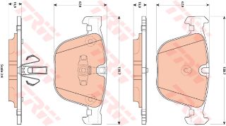 FREN BALATASI ARKA BMW 5 GRAN TURISMO F07 09> 535I XDRIVE 550I 530D 535D 09 10> BMW 7 F01 F02 F03 resmi