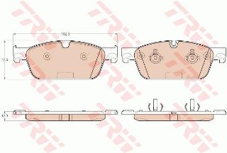 ÖN  FREN BALATASI MERCEDES X166 12>15 W166 15>18 C292 15>19 resmi