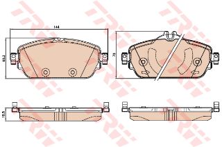ÖN BALATA MERCEDES W205 C180 C200 C220 CLASS 2013 S205 C180 C200 C220 14 resmi