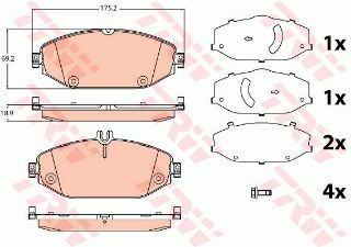 ÖN BALATA C SERISI W205 E200 E213 resmi
