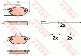 ÖN  FREN BALATASI 500 1,2 11 / 08 resmi