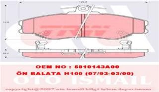 ÖN BALATA H100 07/93-03/00 resmi