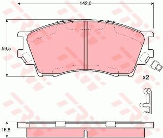ÖN BALATA XEDOS 93-00 resmi