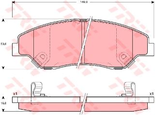 ÖN  FREN BALATASI KİA SPORTAGE 2,0 98 03 resmi