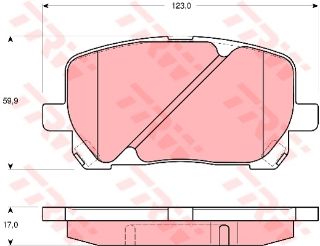 ÖN  FREN BALATASI TOYOTA AVENSİS VVT I 2,0 03>08 resmi