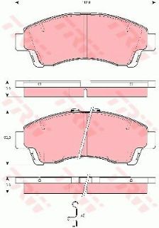 FREN BALATASI ÖN B2500 97>00 2WD resmi