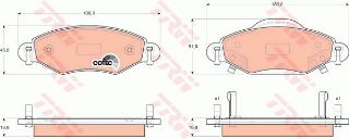 ÖN BALATA YARİS 1.0 99 9.05 1.3 02-9.05 1.4 D4D 01 9.05 1.5 VVTI TS 04/2001 9.05 resmi