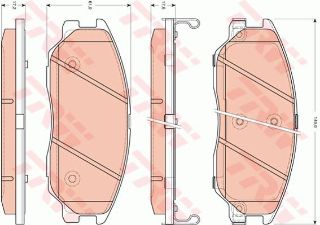 ÖN BALATA RODIUS 05 RODIUS 13 resmi