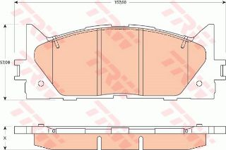 ÖN BALATA LEXUSES 12 CAMRY 06-11 resmi