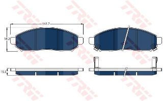 ÖN DİSK BALATA ELEKTRİKLİ ARAÇLAR İÇİN EVALIA BUS-LEAF ZE0 -NV200 VAN resmi
