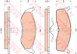 ÖN  FREN BALATASI CHRYSLER NEON GRAND VOYAGER III resmi