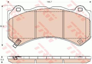 ÖN BALATA JEEP GRAND CHEROKEE IV 3.6 V6 4X4 10 3.6 VVT 4X4 16 resmi