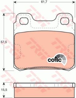 FREN BALATASI ARKA WVA 21140 ( OPEL : ASTRA F 1.8 2.0 91-98 VECTRA A 2.0 ) resmi